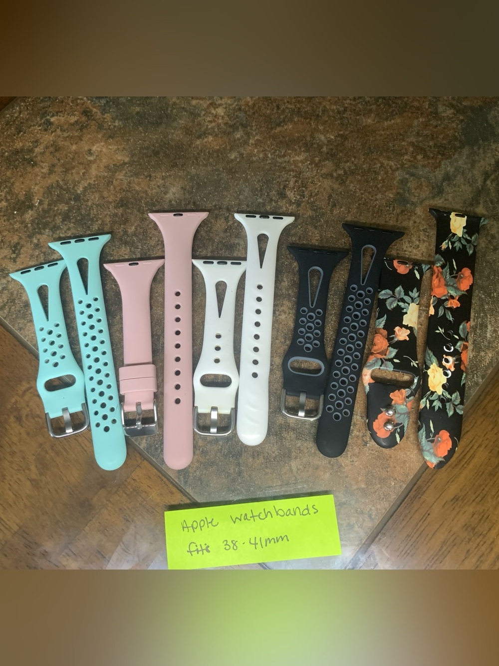 Set of 5 bands for Apple Watch-compatible with 38mm-41mm